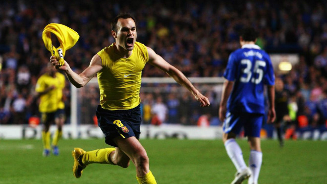 Iniesta đăng ảnh bán kết C1 2009 chọc tức Chelsea và cái kết đắng cho Barca!