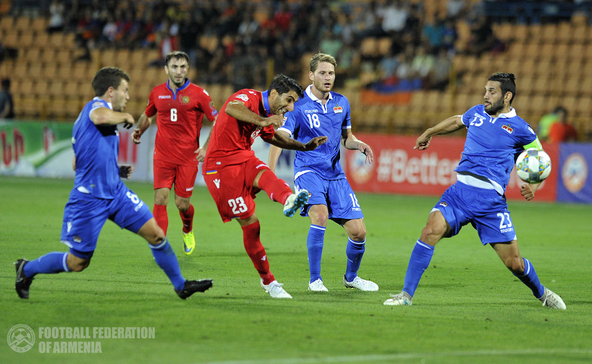 Armenia đối đầu với Liechtenstein sẽ là trận cầu hấp dẫn giữa 2 đội bóng đang khát điểm.