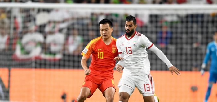 Trung Quốc từng thảm bại 0 - 3 trước Iran.