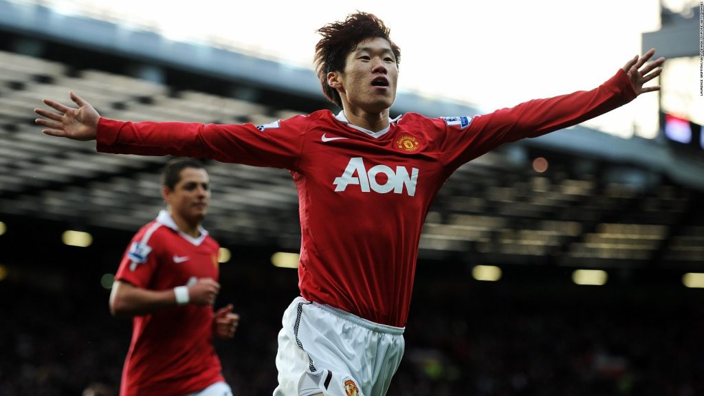 Park Ji Sung từng rất thành công trong màu áo Man Utd.