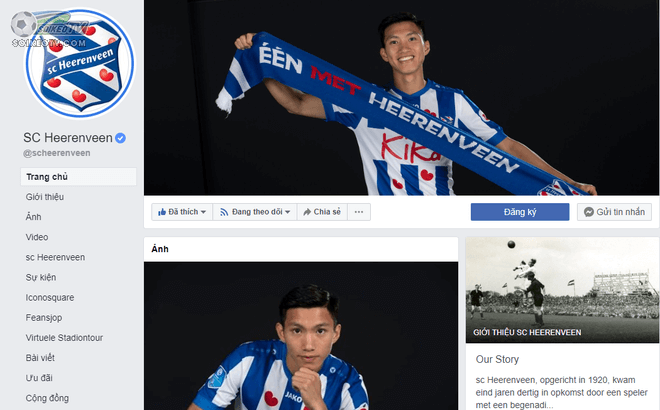 Fan Việt đang làm gì trên fanpage của Heerenveen mà khiến người Hà Lan choáng ngợp?