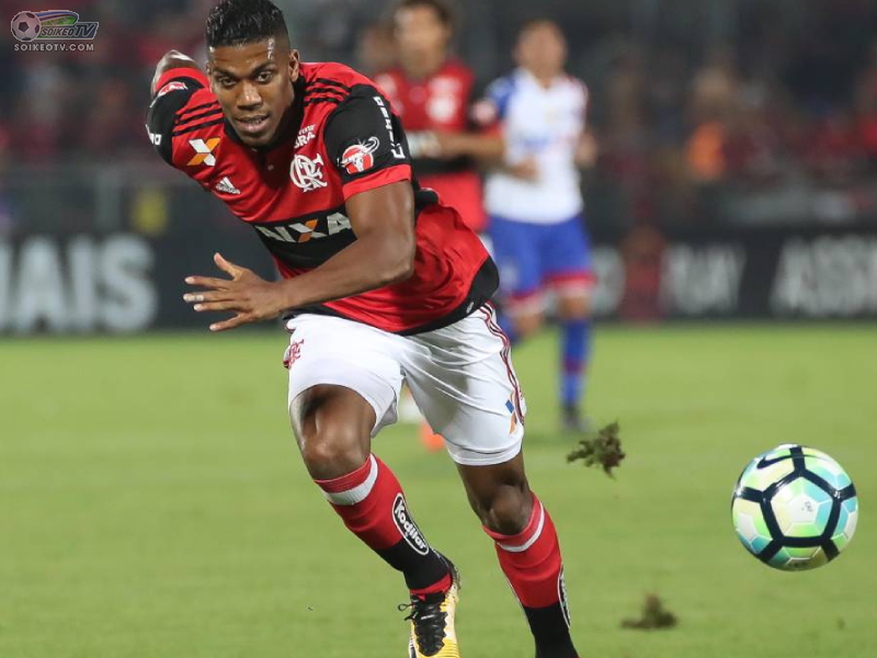 Orlando Berrio cầu thủ chạy nhất nhất Flamengo