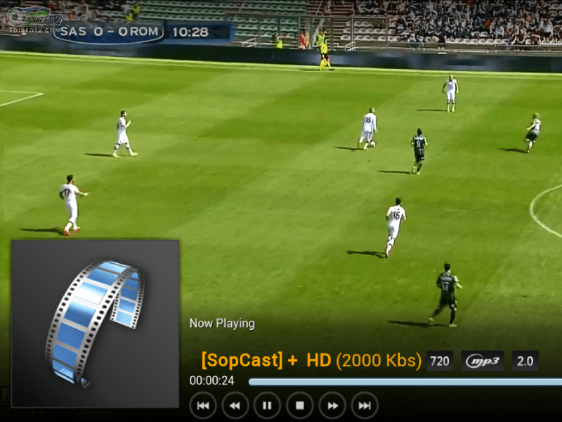 Phần mềm Sopcast dùng để xem bóng đá online miễn phí