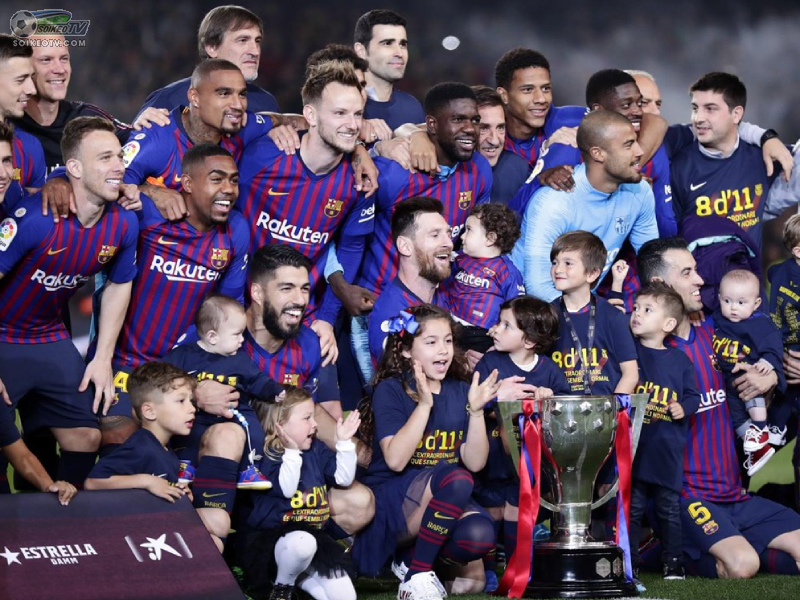 CLB bóng đá Barca đã 26 lần giành chức vô địch