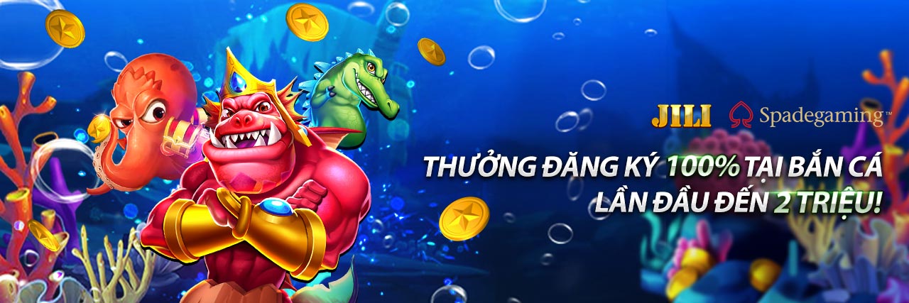 Bắn Cá JBO Khuyến Mãi Khủng: 100% Thưởng Đăng Ký Đến 2 Triệu